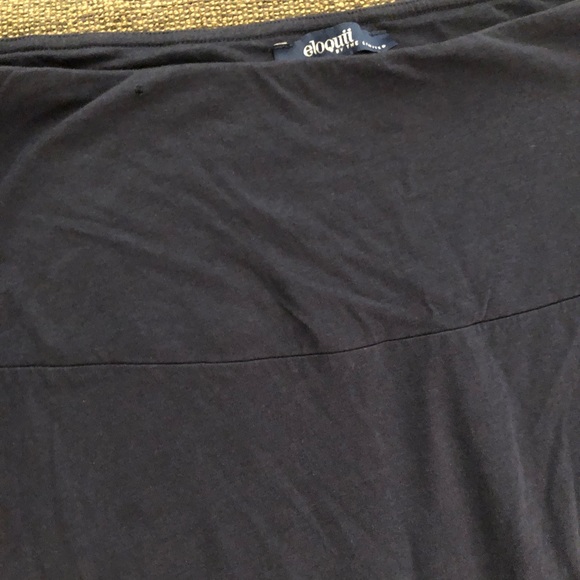 Black maxi skirt, Eloquii XL - Picture 2 of 3